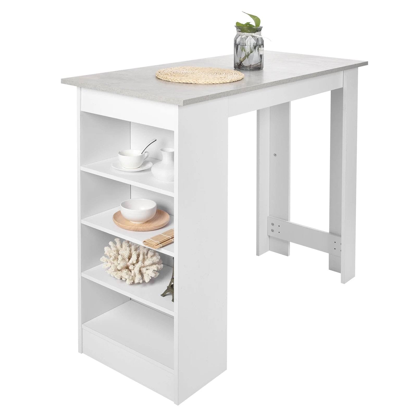 Couchtisch mit mehreren Staufächern, Dichteplatte, 60 kg/40 kg Fassungsvermögen